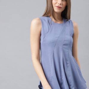 French Connection Women  Solid A-Line Top