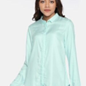 Allen Solly Woman Women Sea Regular Fit Solid Casual Shirt