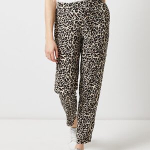 DOROTHY PERKINS Women Animal Print Regular Trousers