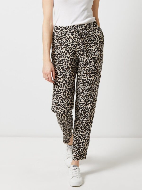 DOROTHY PERKINS Women Animal Print Regular Trousers