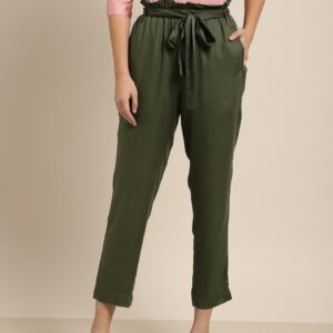 her by invictus Women Solid Trousers