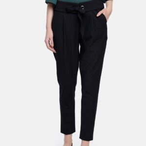 Allen Solly Women Regular Fit Self Design Regular Trousers