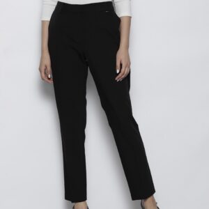 DOROTHY PERKINS Women Slim Fit Solid Formal Trousers