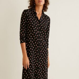 MANGO Women Printed Shirt Dress