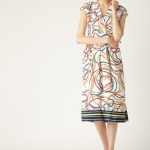 MANGO Women Printed Wrap Dress