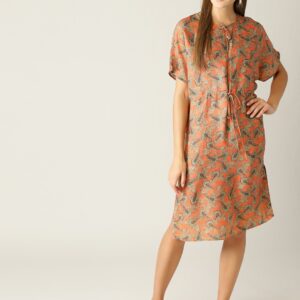 MANGO Women Printed Shift Dress