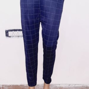 Jack Williams Checkered Blue Jeggings