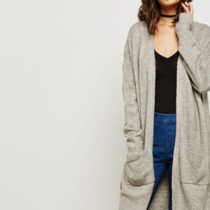 DOROTHY PERKINS Longline Ribbed Cardigan