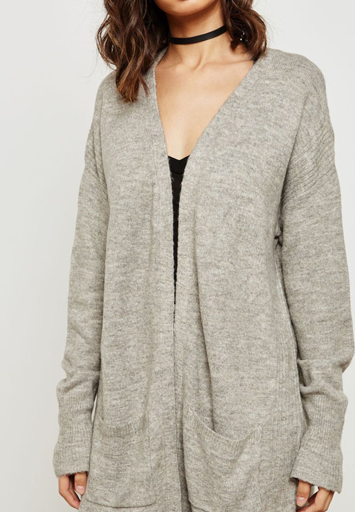 DOROTHY PERKINS Longline Ribbed Cardigan