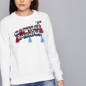 Kook N Keech Marvel Women Printed Sweatshirt