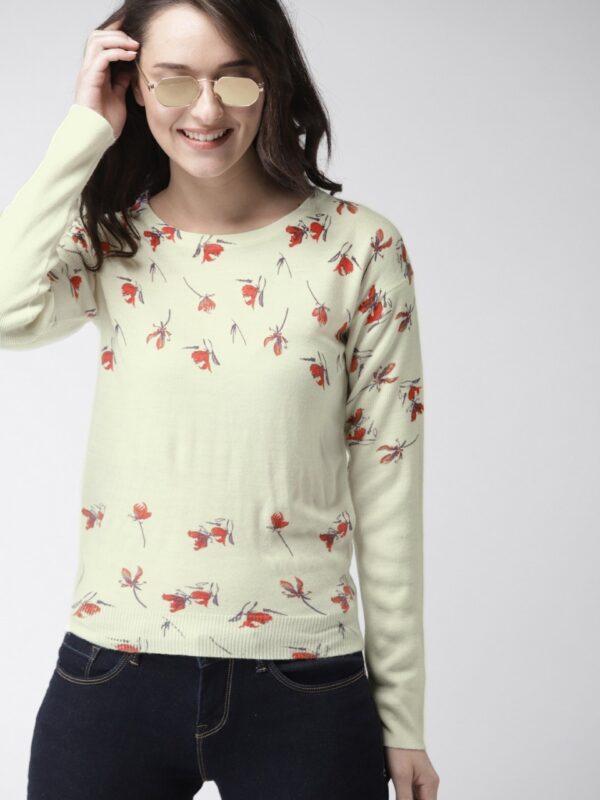 Mast & Harbour Women  Printed Pullover