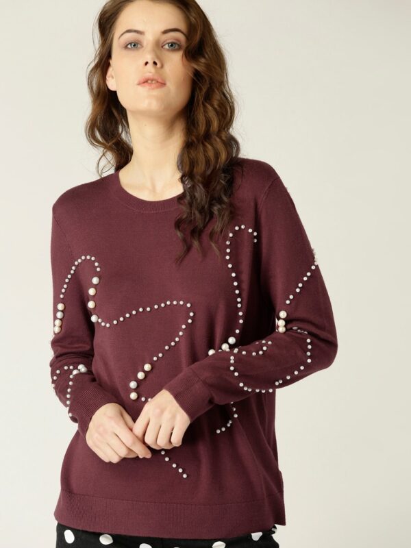 ESPRIT Women Beaded Pullover