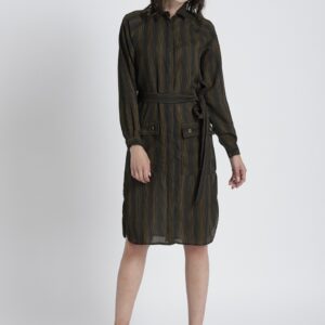 Chemistry Women Striped Shirt Dress