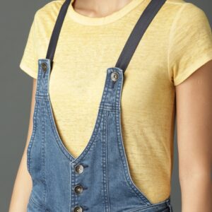 Roadster Distressed Denim Dungarees