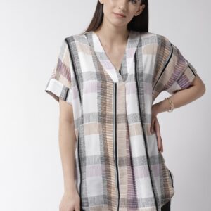 Marks & Spencer Women Checked Top