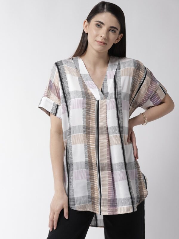 Marks & Spencer Women Checked Top