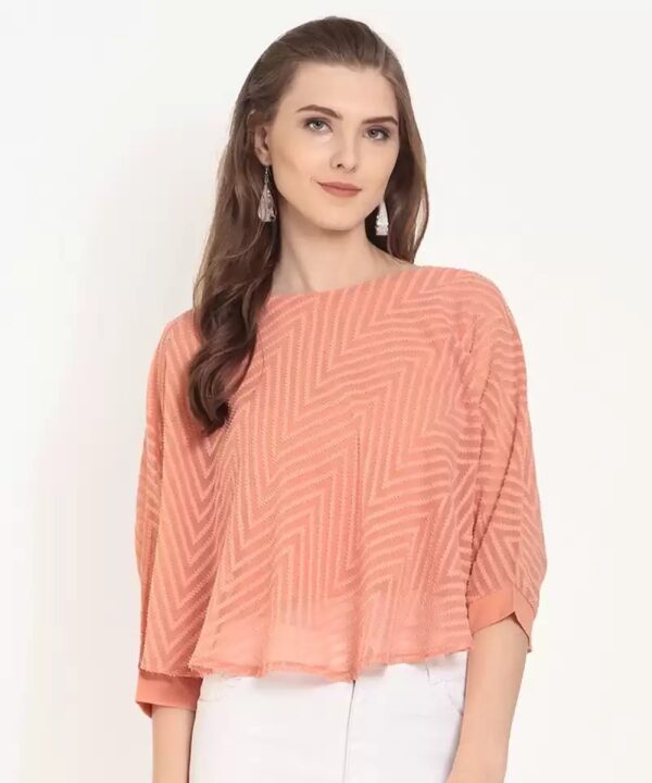 Rare Casual Zig Zag Women Top