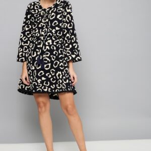 Chemistry Printed Blouson Dress