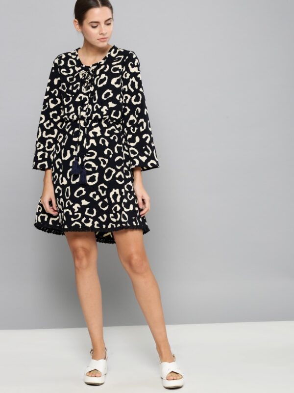 Chemistry Printed Blouson Dress