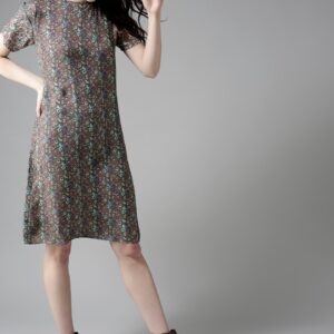 Moda Rapido Women  Printed A-Line Dress