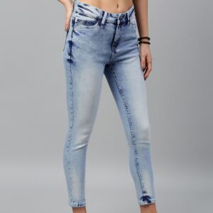 Roadster Women Skinny Fit Mid-Rise Clean Look Stretchable Jeans