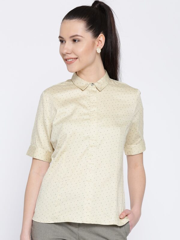 Wills Lifestyle Women Printed Shirt Style Shirt