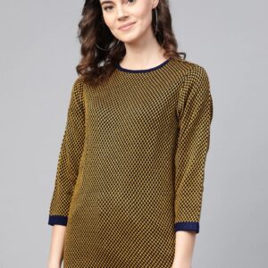 Van Heusen Woman Self Design Winter Top