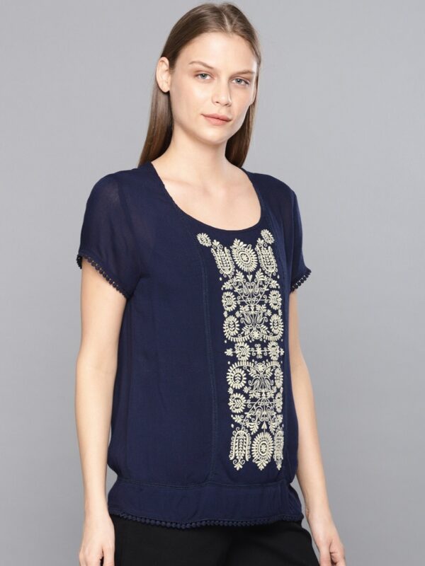 Chemistry Women Embroidered Top