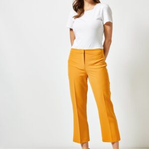 DOROTHY PERKINS Women Regular Fit Solid Cropped Trousers