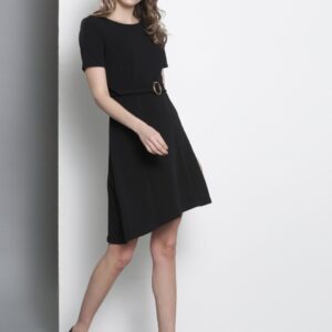 DOROTHY PERKINS Women  Solid Fit and Flare Dress