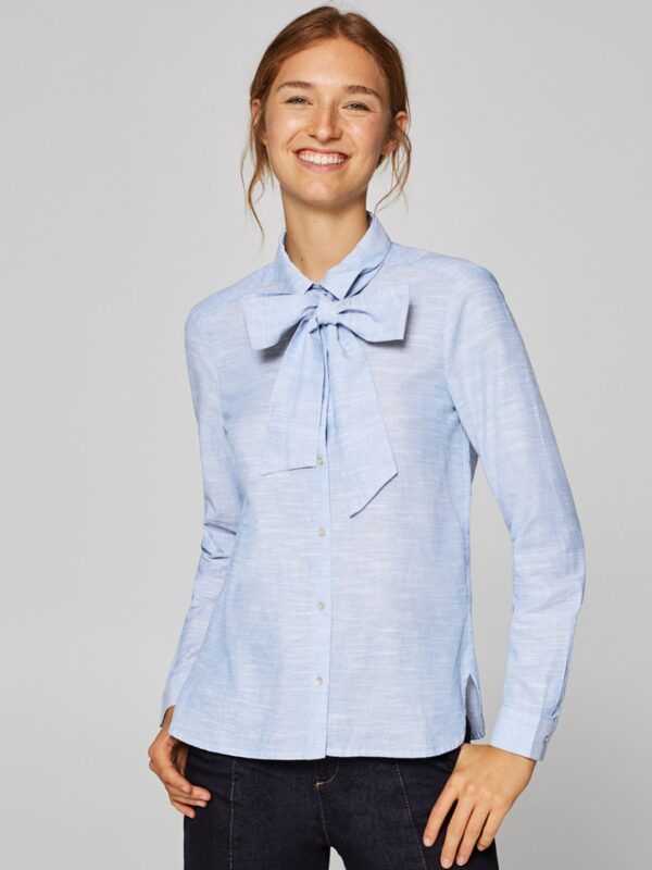 ESPRIT Women Regular Fit Solid Casual Shirt