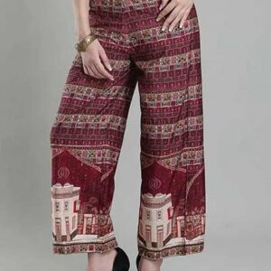 W for Women Printed Palazzo Pants