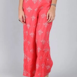 Wishful Coral Printed Pants