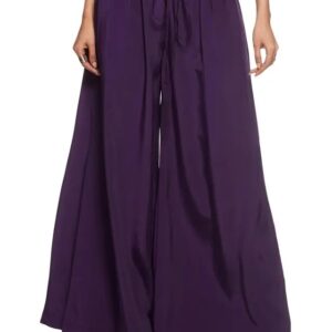 Rheson Women Printed Drawcord Palazzo Pants