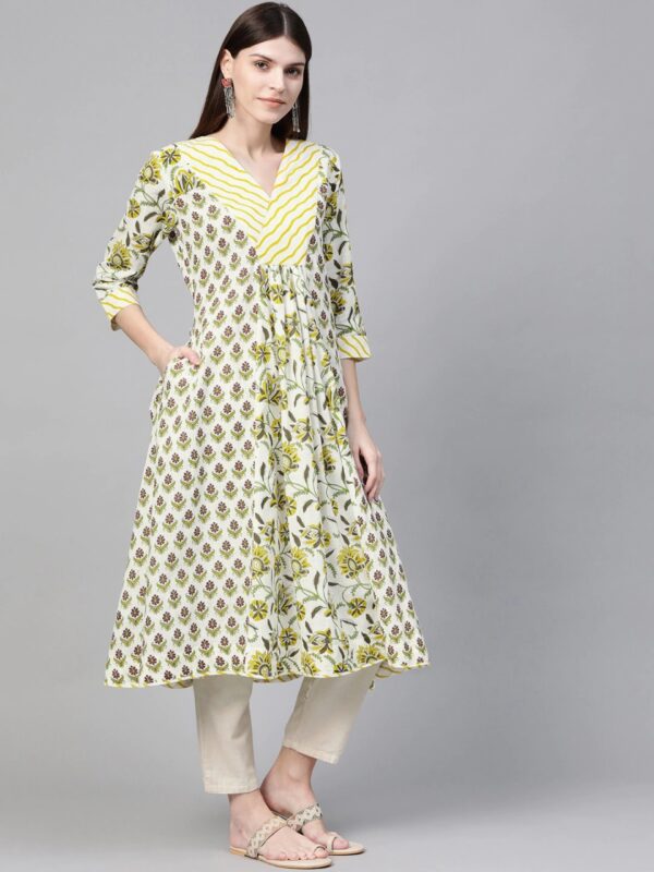 Sangria Women Printed Anarkali Kurta