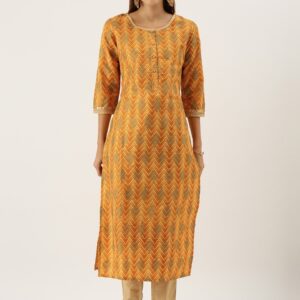 IMARA Women Printed Kurta with Pyjamas