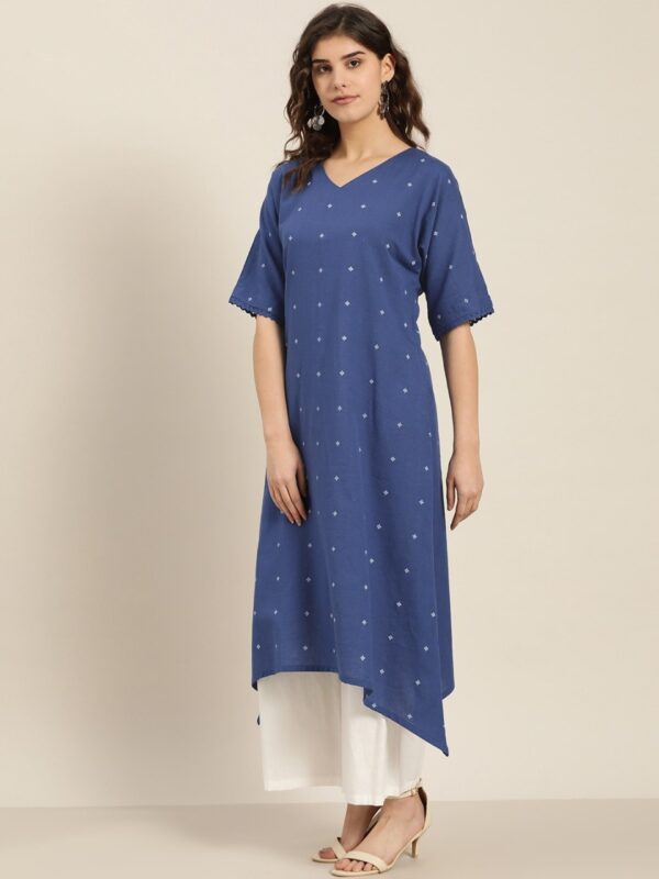 Moda Rapido Women Printed Asymmetric A-Line Kurta