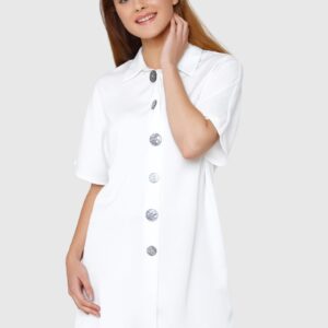 Vero Moda Women White Solid Shirt Style Top