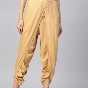 Juniper Womens Gathered Fit Solid Layered Dhoti Pants