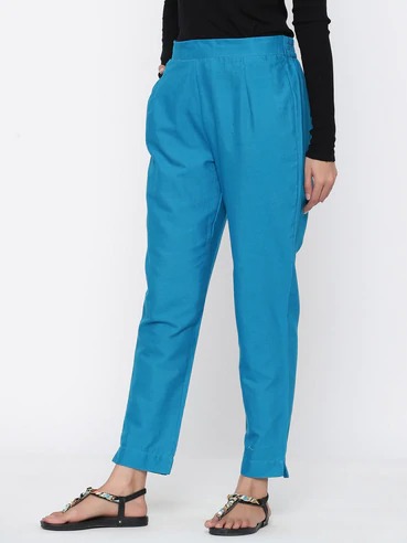 Juniper Cotton Solid Cigarette Pants