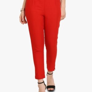 JUNIPER Mid-Rise Cropped Pants with Vented Hems