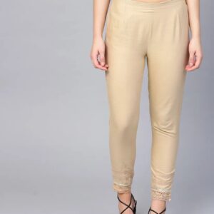 Juniper Cotton Solid Cigarette Pant