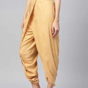 Juniper Womens Rayon Solid Dhoti Pant With Lace Detailing