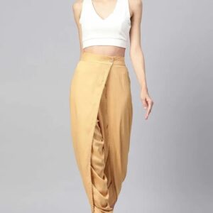 Juniper Womens Rayon Solid Dhoti Pant With Lace Detailing