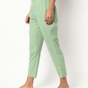 JUNIPER Cropped Pants with Semi-Elasticated Waist