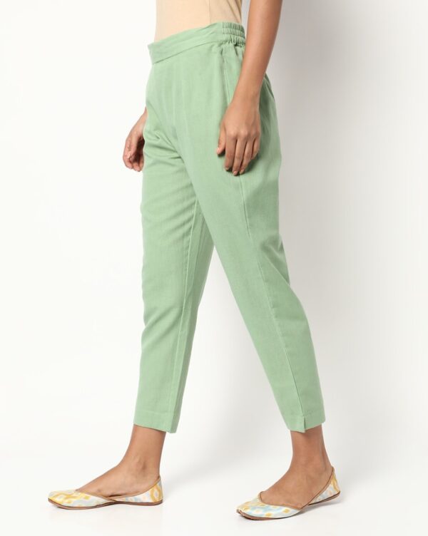 JUNIPER Cropped Pants with Semi-Elasticated Waist