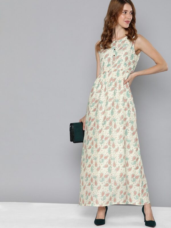 HERE&NOW Women Printed Maxi Dress