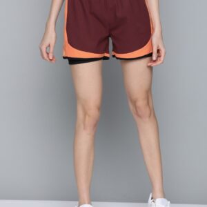 HRX by Hrithik Roshan Women Solid Antimicrobial Rapid-Dry Training Shorts