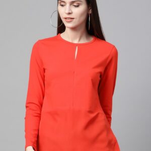 Mast & Harbour Women Solid A-Line Top