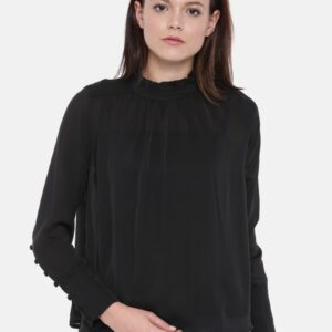 SCULLERS Women Solid Shirt Style Top